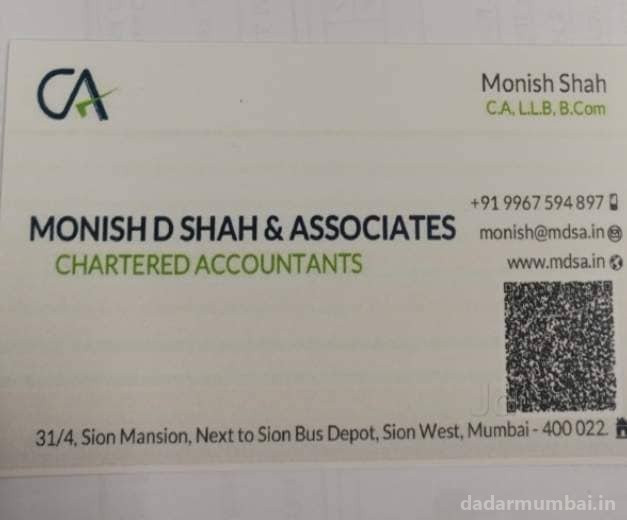 Monish D Shah & Associates, Chartered Accountants Photo 2