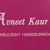 Dr. Avneet Kaur Matharu Consultant Homoeopath 